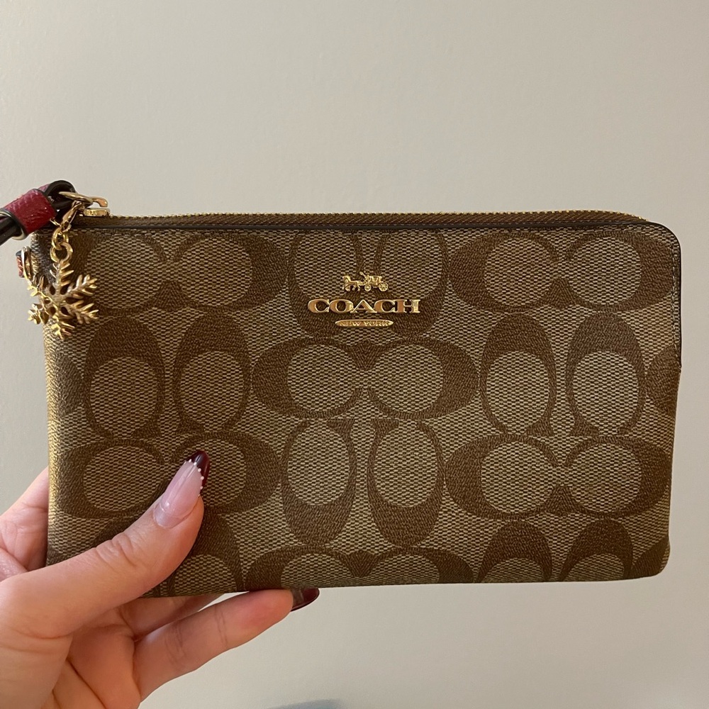 Authentic Coach Wristlet with Gift Box